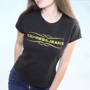 Vintage Y2k Baby Tee by Express